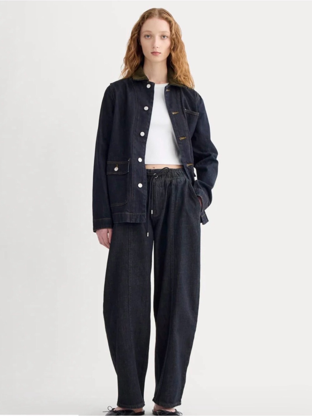 Everlane THE DRAWSTRING BAGGY JEAN Sz S
